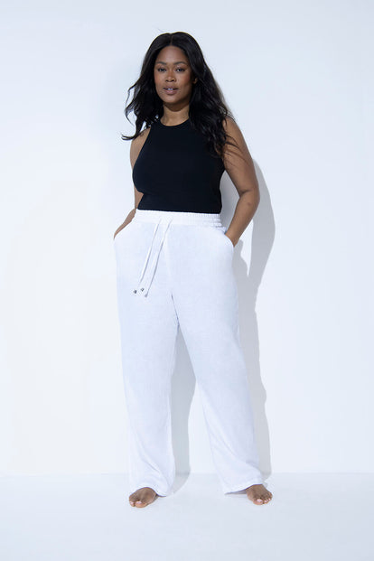 Everyday Leinenhose - White