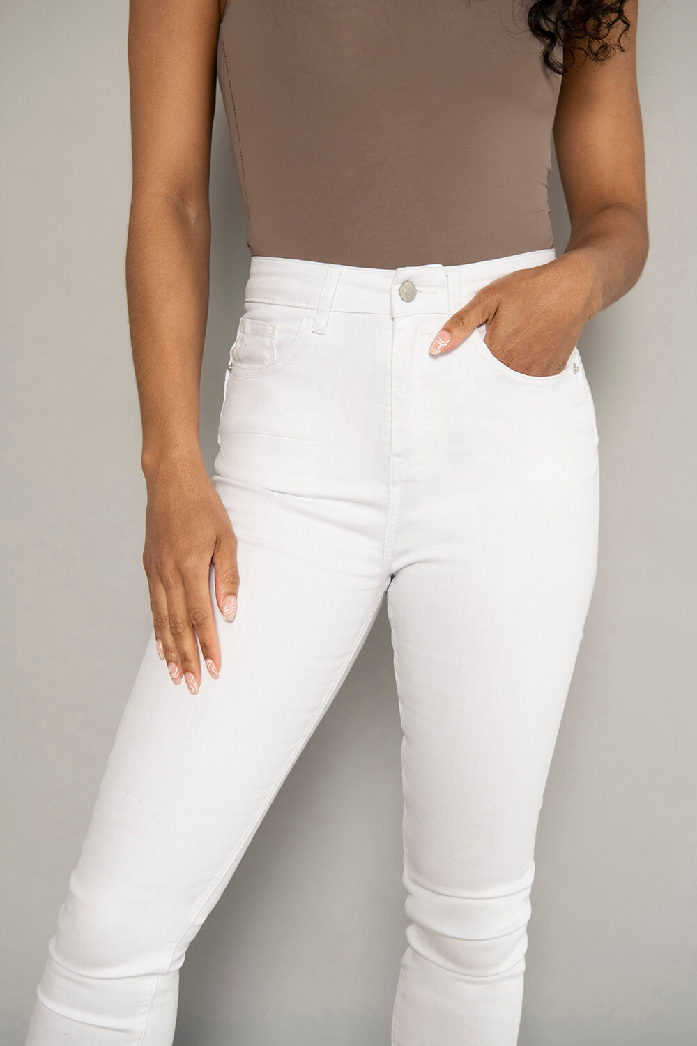 Lift & Shape Jeans - Weiße