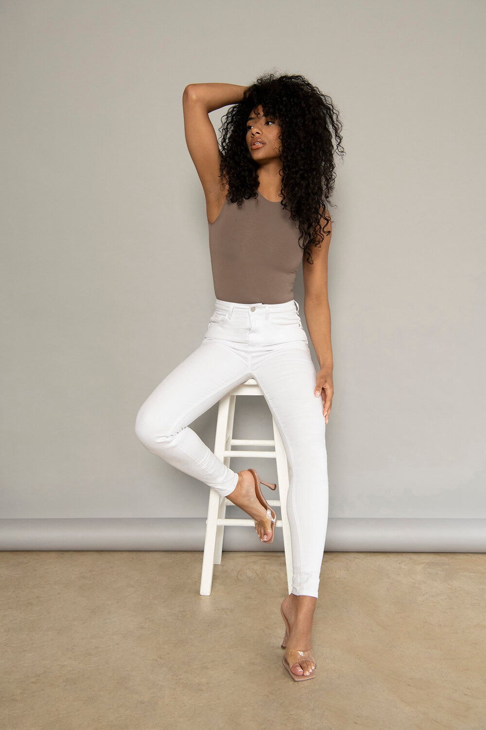 Lift & Shape Jeans - Weiße