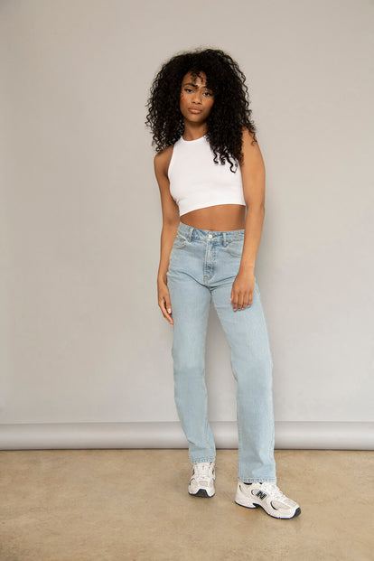 Straight-Fit Jeans - Light Bleach