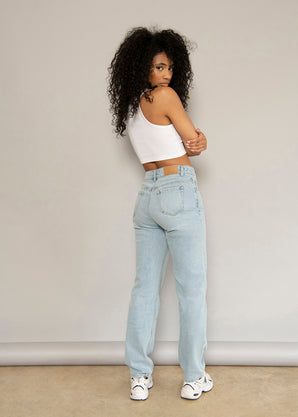 Straight-Fit Jeans - Light Bleach