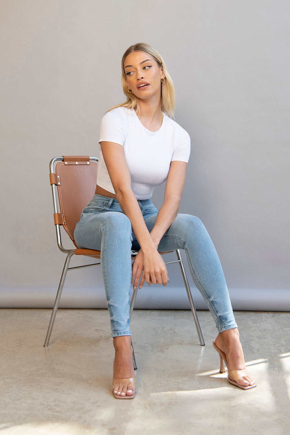 Lift & Shape Jeans - Helle Bleached