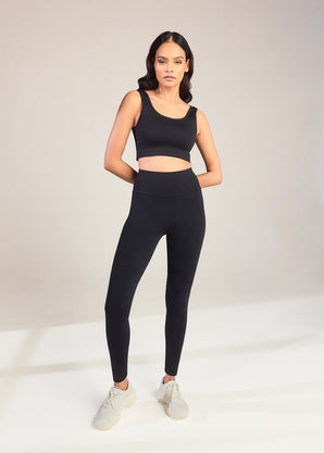 Everyday High Waisted Leggings - Black