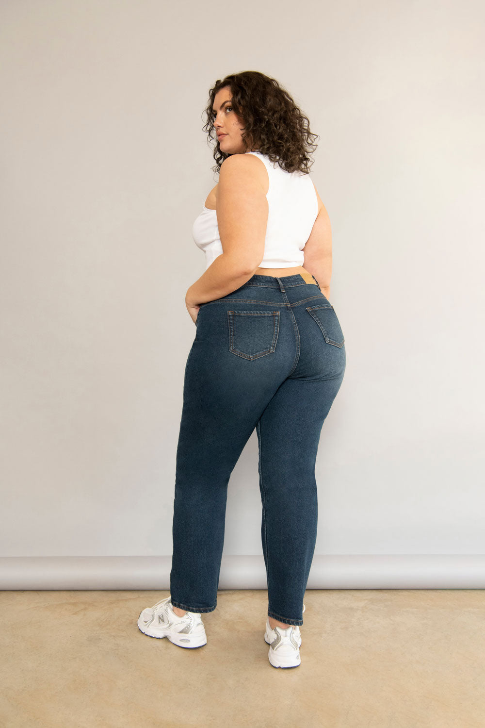 Straight-Fit Jeans - Dunkelblau