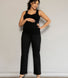 Straight-Fit Umstandsjeans -Schwarz
