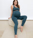 Ultimate Seamless Umstandsleggings - Teal-Blaue