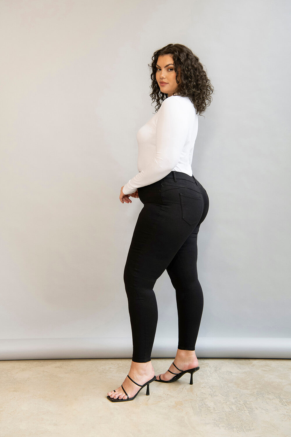 Ultimate 7/8 Jeggings - Schwarz