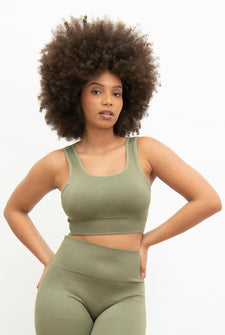 Ultimate Seamless Bralette - Sage Green