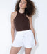 Everyday Leinenshorts - White