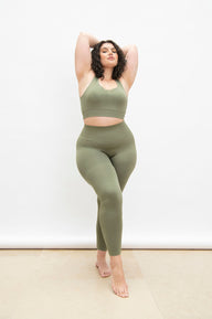 Ultimate Seamless High Waisted Leggings - Sage Green