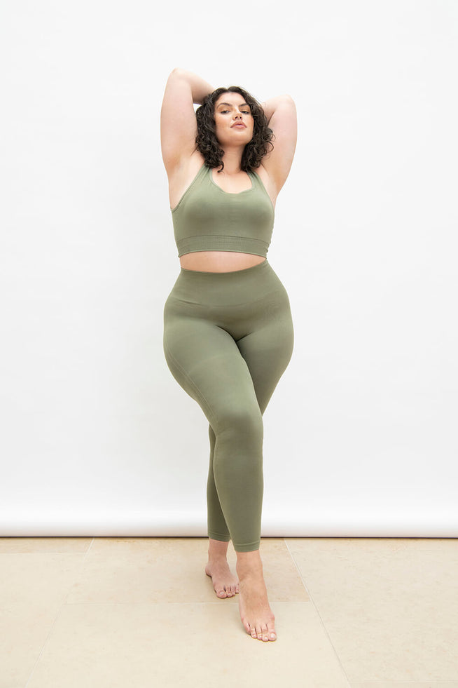Ultimate Seamless High Waisted Leggings - Salbeigrüne