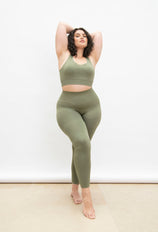 Ultimate Seamless High Waisted Leggings - Salbeigrüne