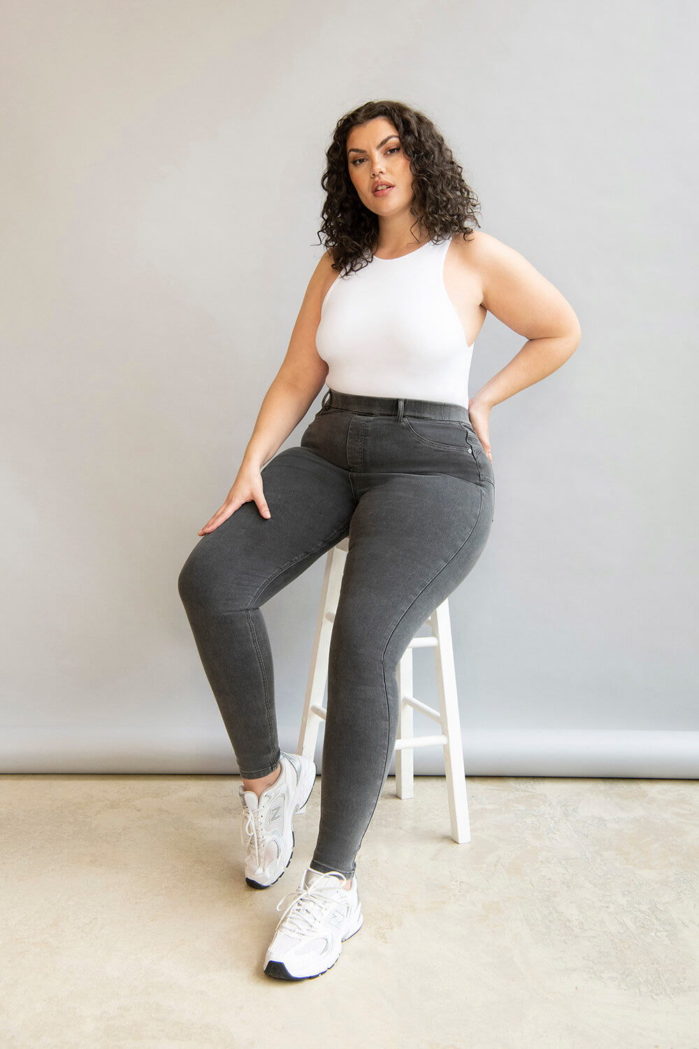 Ultimative Jeggings – Grau