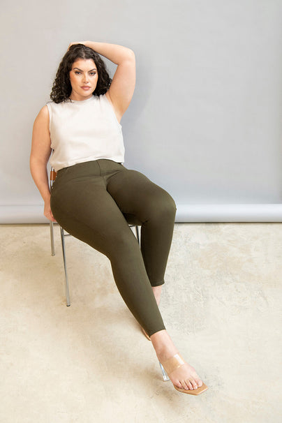 Ultimate Jeggings - Khaki-Grüne