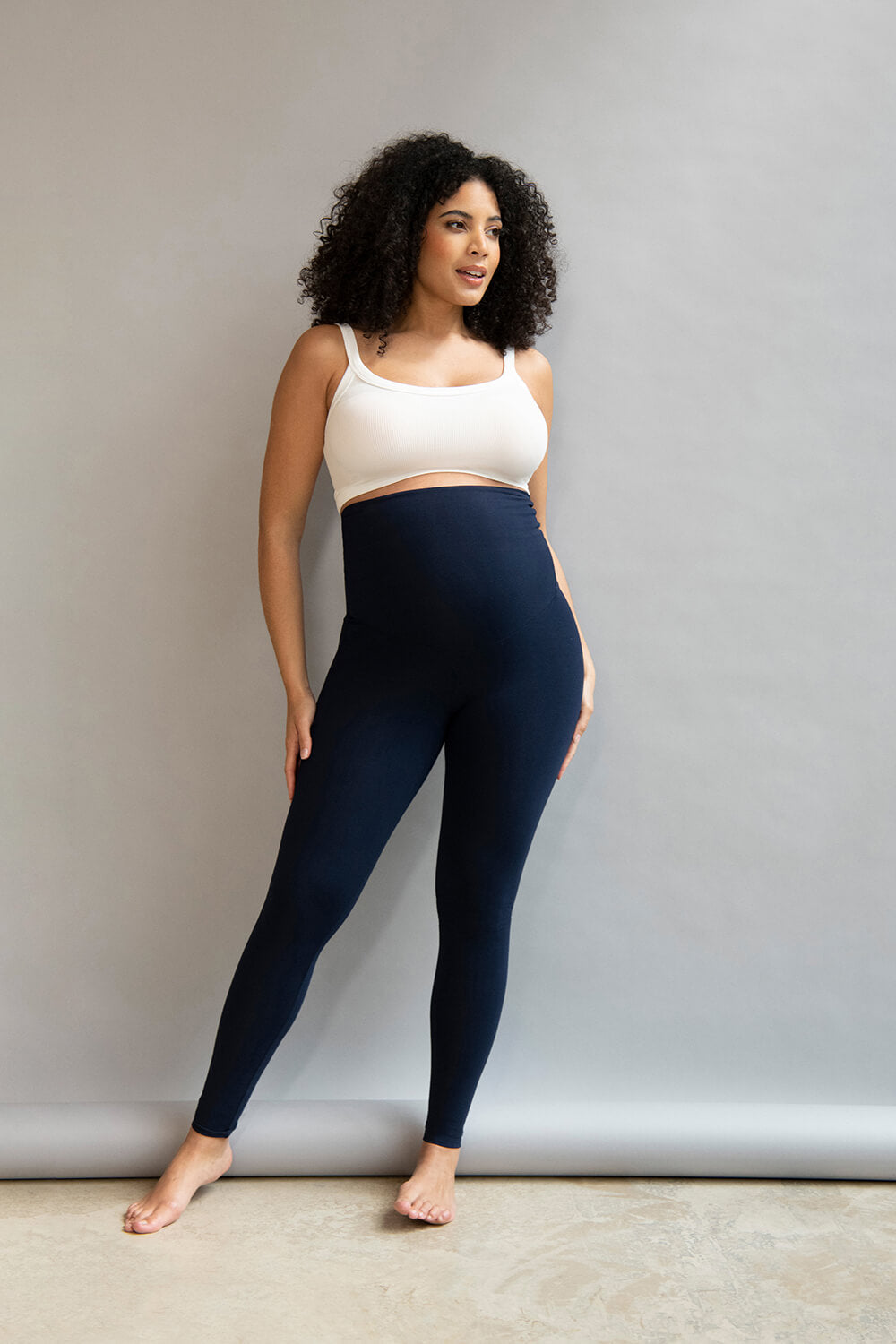 Alltägliche Leichte Umstandsleggings - Navy