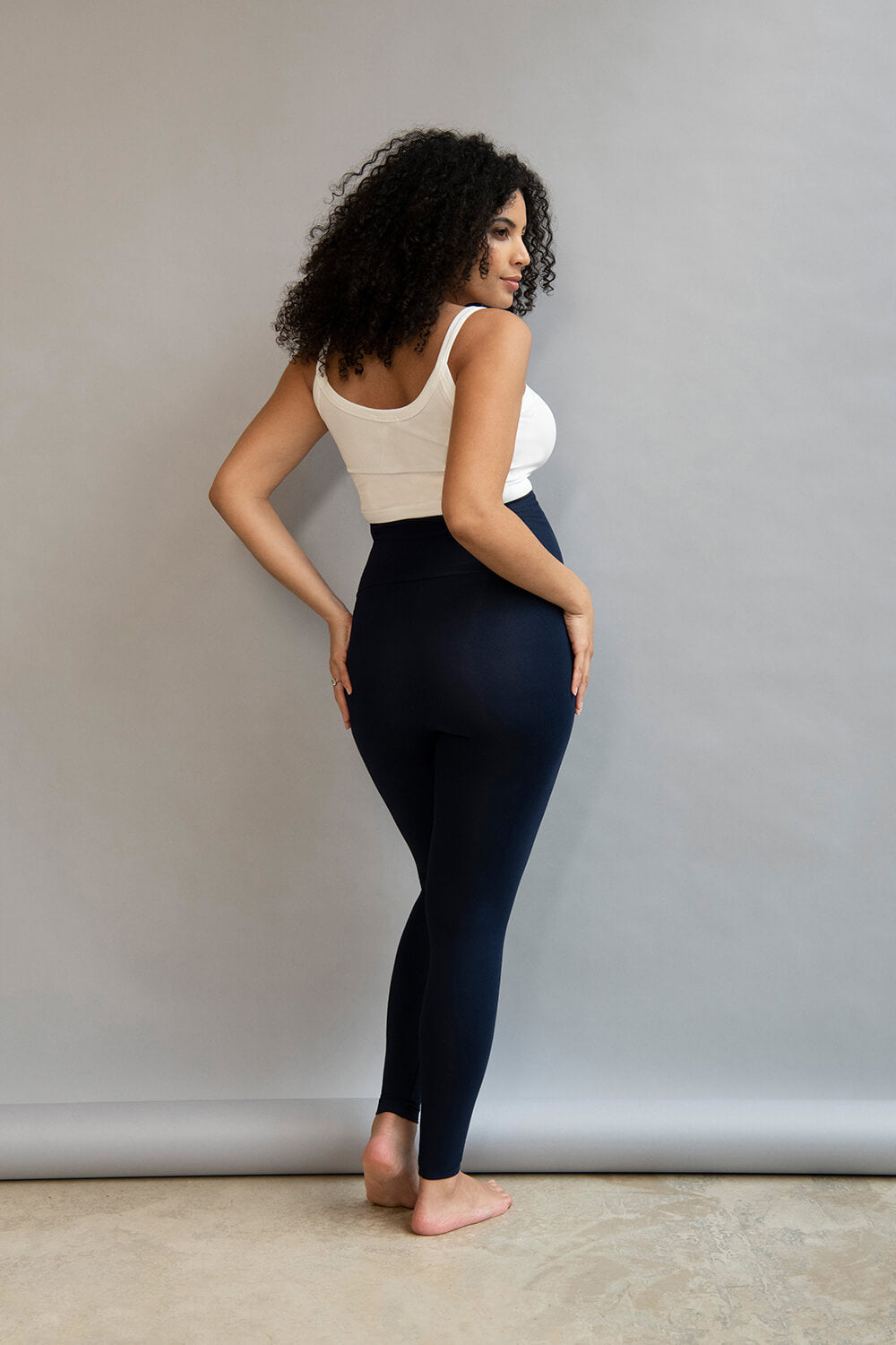 Alltägliche Leichte Umstandsleggings - Navy