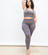 Ultimate High Waisted Seamless Leggings Curvy - Deep Mauve