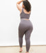 Ultimate High Waisted Seamless Leggings Curvy - Deep Mauve