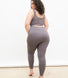 Ultimate High Waisted Seamless Leggings Curvy - Deep Mauve