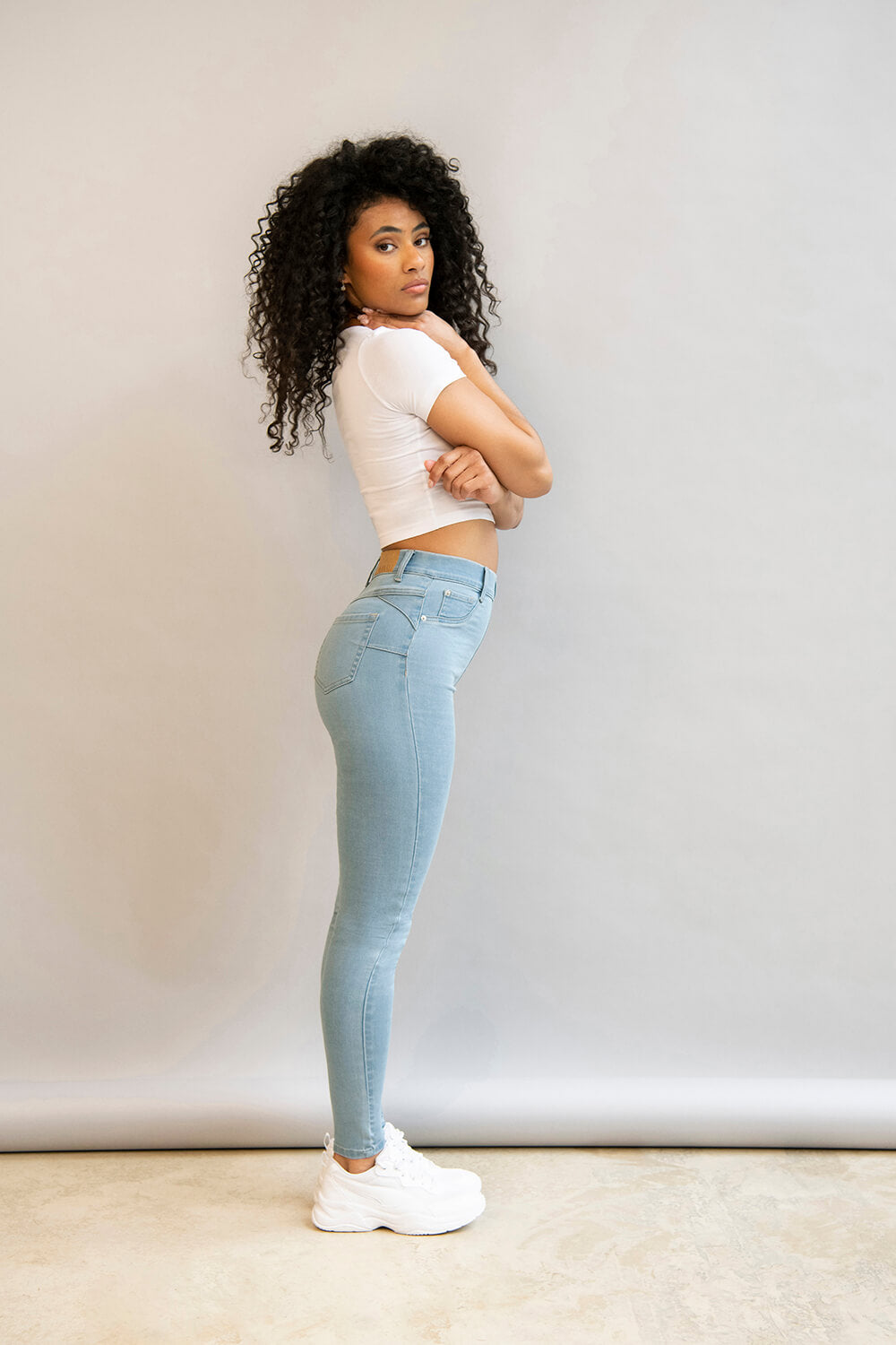 Ultimate 7/8 Jeggings - Hellblau