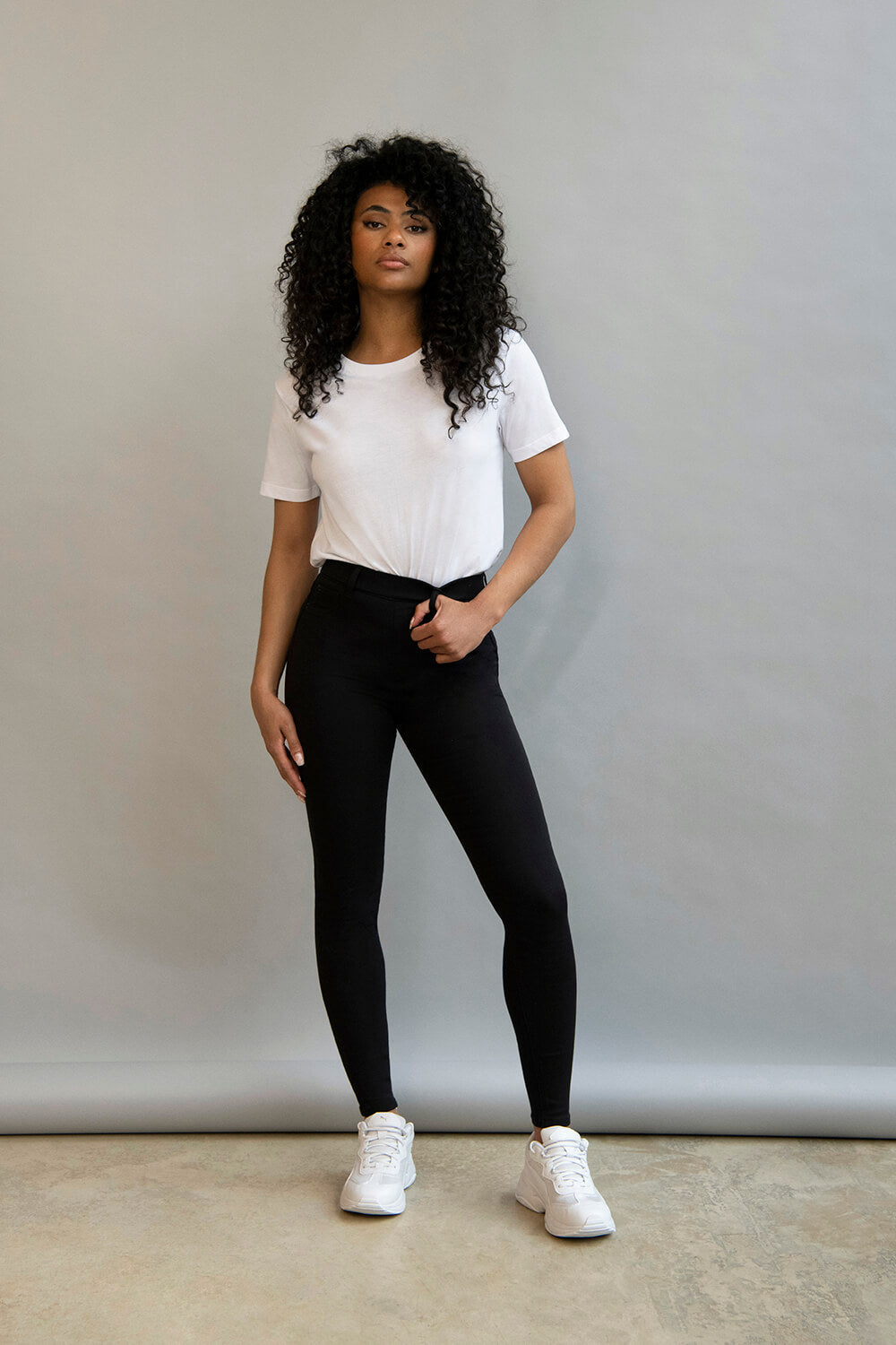 Ultimate 7/8 Jeggings - Schwarz