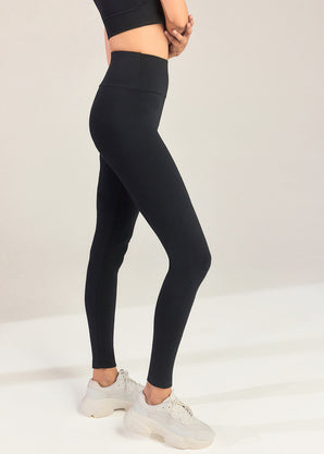 Everyday High Waisted Leggings - Black