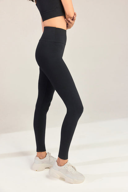 Everyday High Waisted Leggings - Black