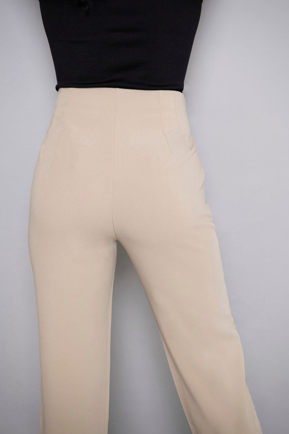 Zigarettenhose - Sandfarbene