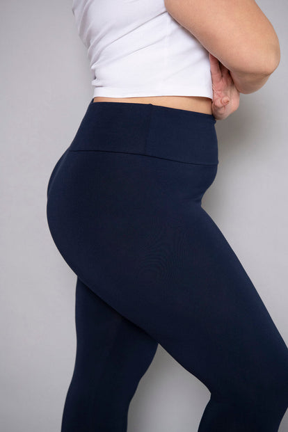 Cropped Leggings Lightweight - Navy