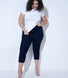 7/8 Stretchhose Curvy - Navy