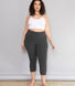 Cropped Leichte Leggings - Dunkelgrau