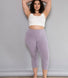 Cropped Leggings Lightweight - Mauve