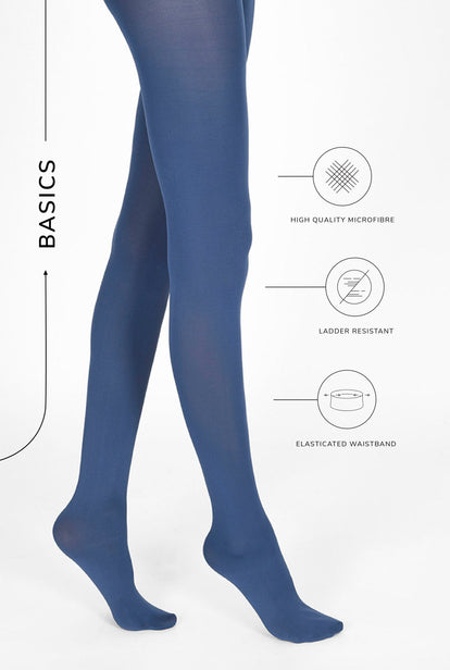 100 Den Strumpfhose - Infinity Blue