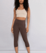 Cropped Leggings Lightweight - Espresso Brown
