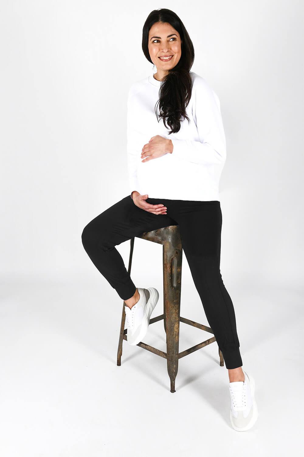 Recharge Umstands-Jogginghose - Mitternachtsschwarz