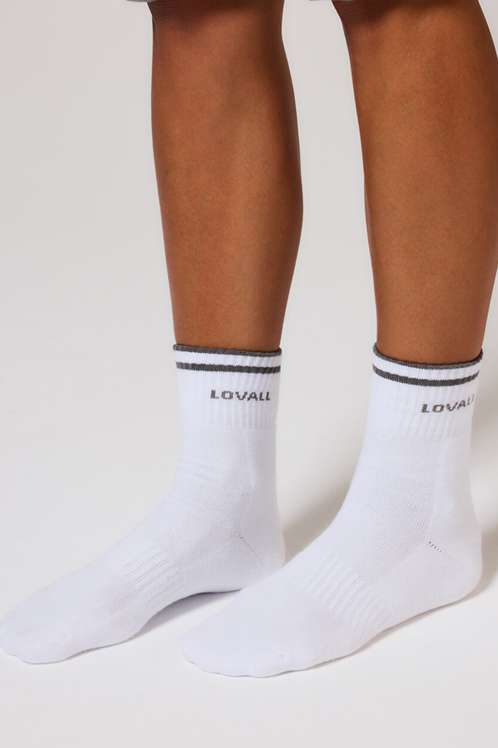 Gerippte Sport Socke - Schiefergrün