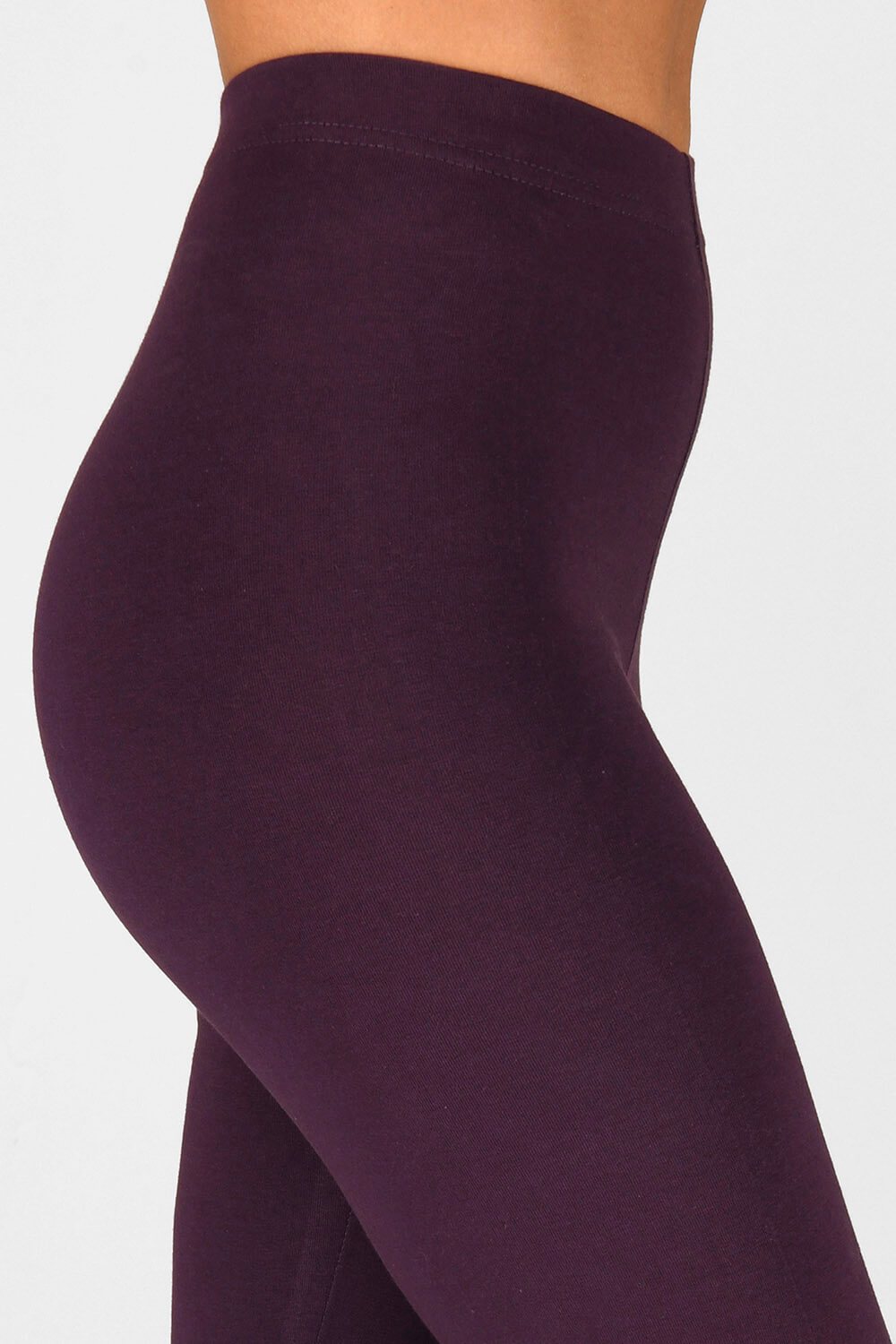 Alltägliche Cropped Leggings - Açaí-Purpur