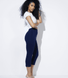 7/8 Stretchhose - Navy