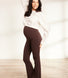 Leichte Umstands-Schlagleggings - Espresso-Braun
