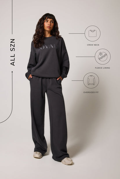 ALL SZN Übergröße Bio-Sweatshirt Curvy Style 4 - Shadow