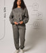 ALL SZN Übergröße Bio-Sweatshirt Style 4 - Schiefergrün