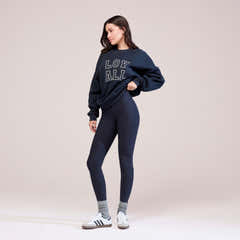 Winter Everyday High Waisted Leggings – Vintage Navy