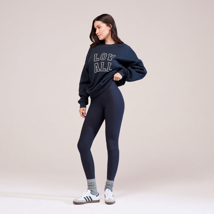 Winter Everyday High Waisted Leggings – Vintage Navy