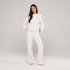 Lovall Strickpullover Oversize – Off-White