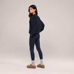 Winter Everyday High Waisted Leggings – Vintage Navy