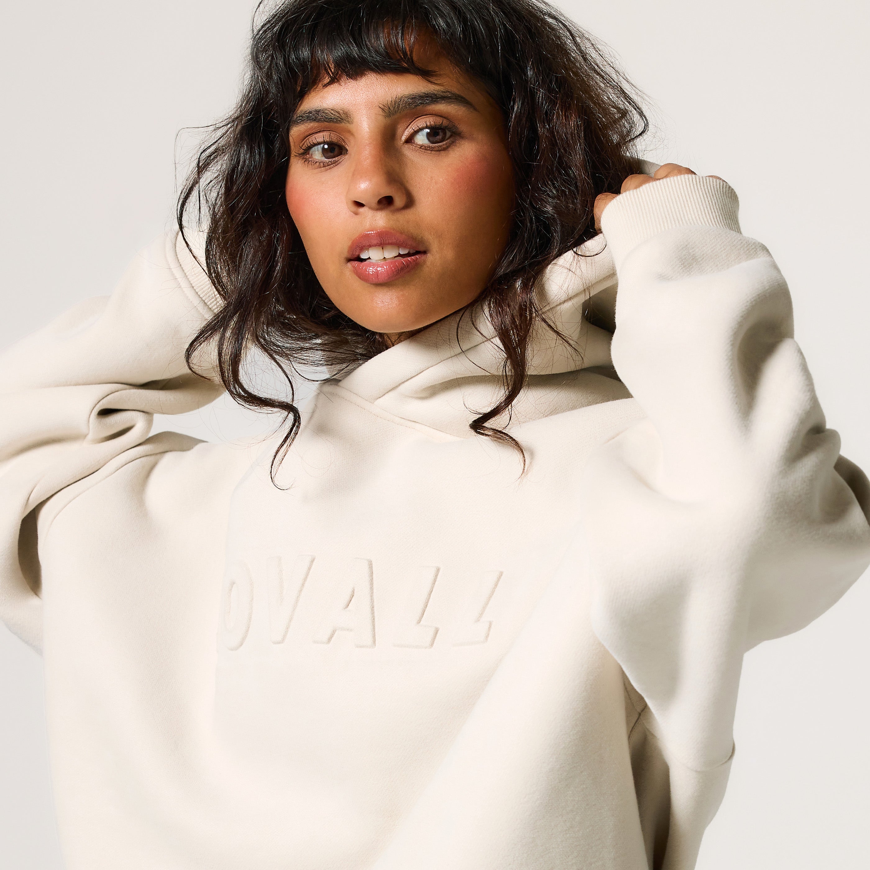 Heavyweight Oversized Hoodie – Ecru