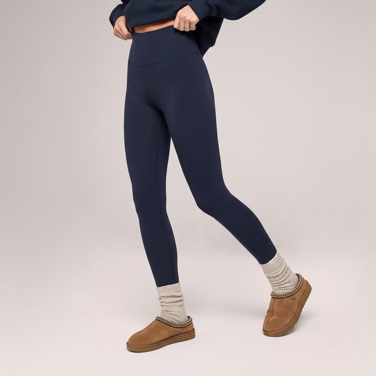 Winter Everyday High Waisted Leggings – Vintage Navy
