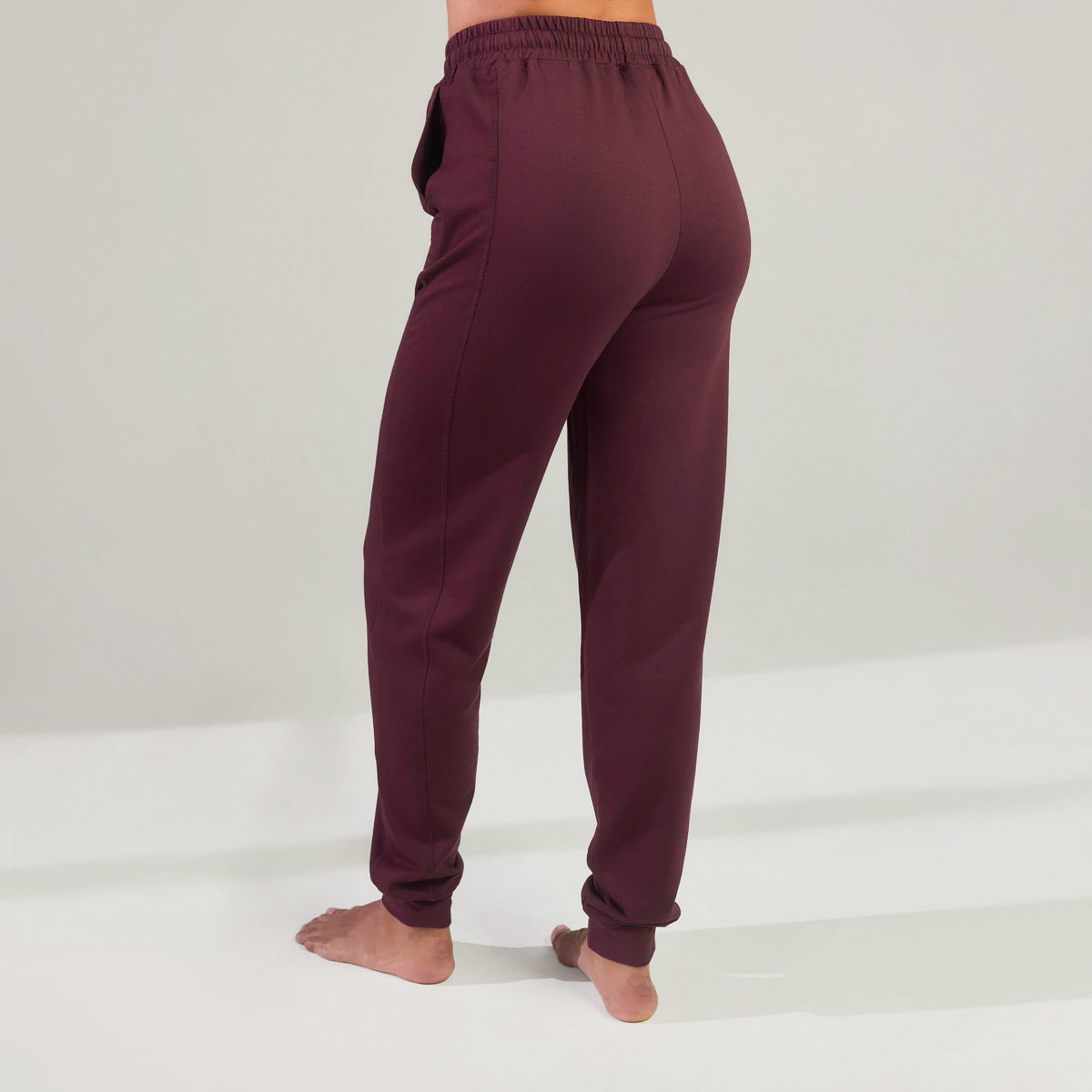 Luxus Lounge Jogginghose - Dunkelkirschfarbene