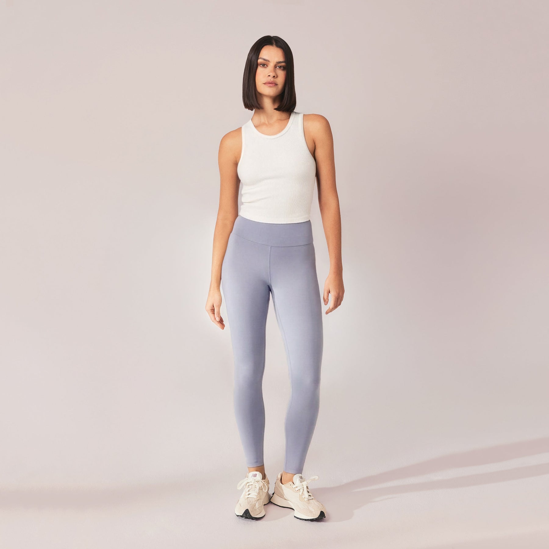 Alltägliche Leichte Leggings - Puderblau
