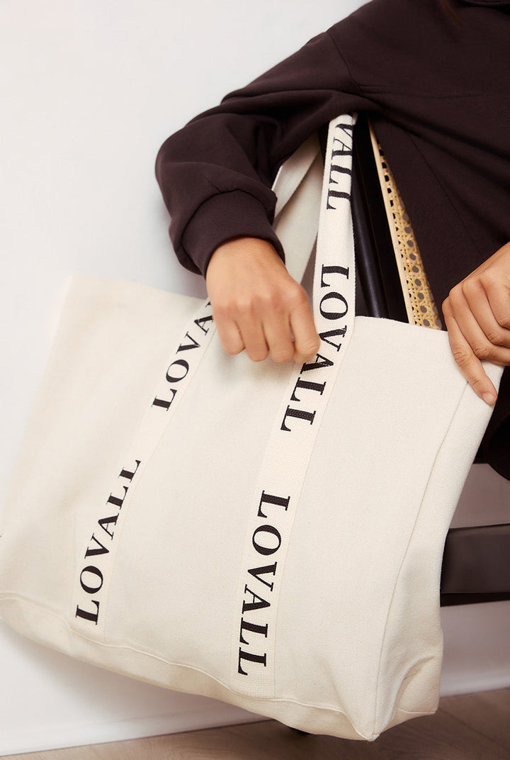 Lovall Recycled Tote Bag – Ecru/Beige